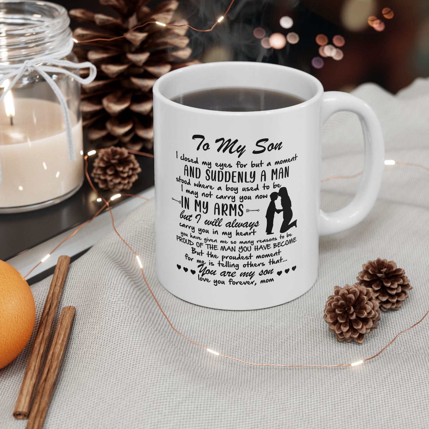 To My Son Mug | Ceramic Mug, (11oz)