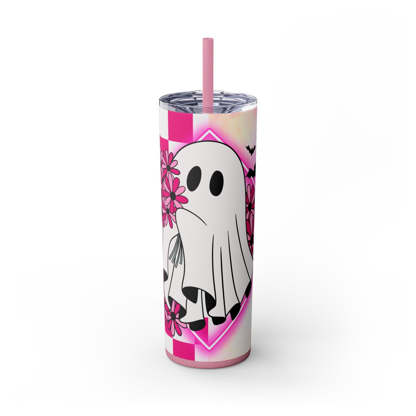 Halloween | Tumbler Skinny Ghost Tumbler with Straw, 20oz