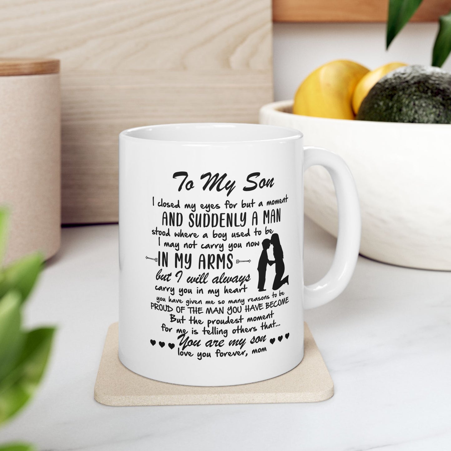 To My Son Mug | Ceramic Mug, (11oz)