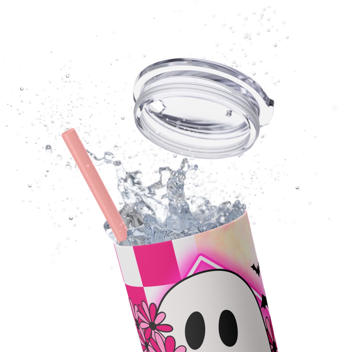 Halloween | Tumbler Skinny Ghost Tumbler with Straw, 20oz