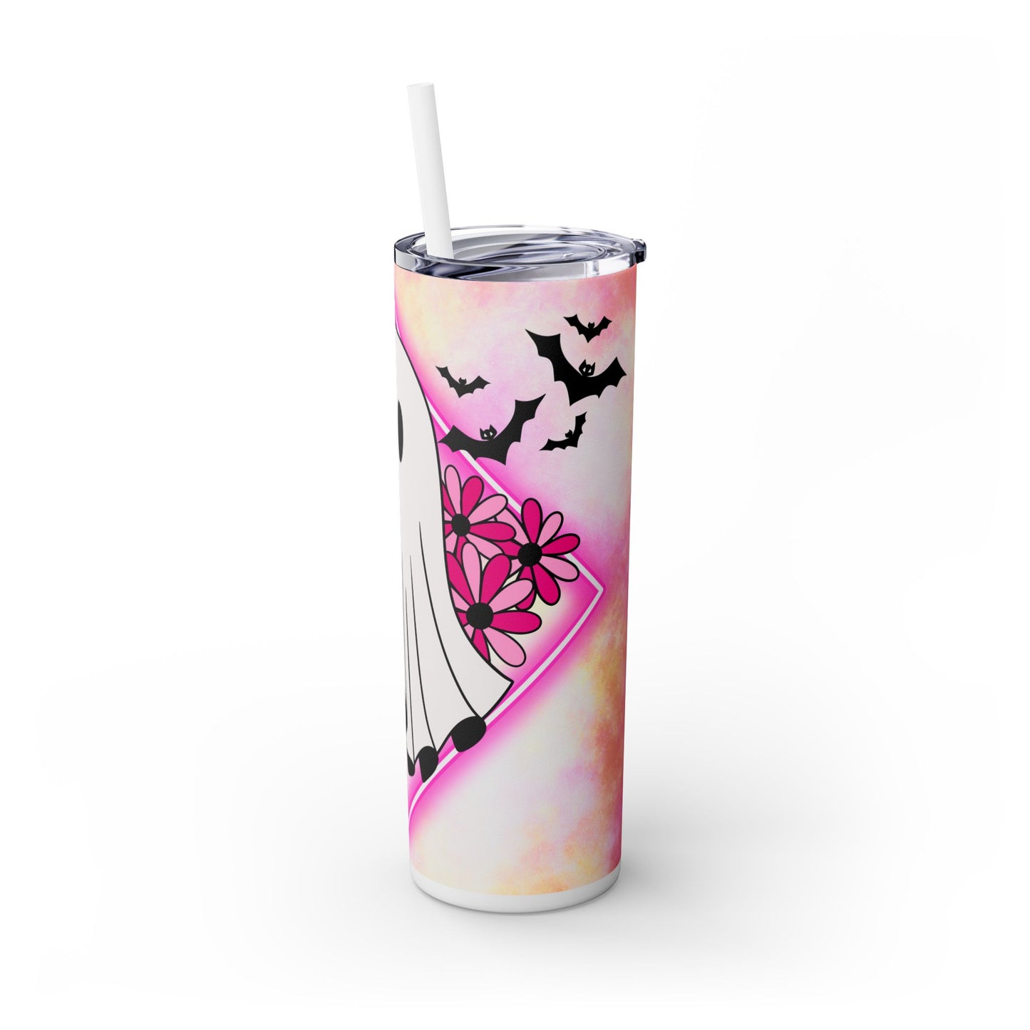 Halloween | Tumbler Skinny Ghost Tumbler with Straw, 20oz