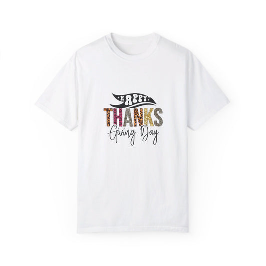 Thanksgiving Tee Shirt | Unisex Garment-Dyed T-shirt