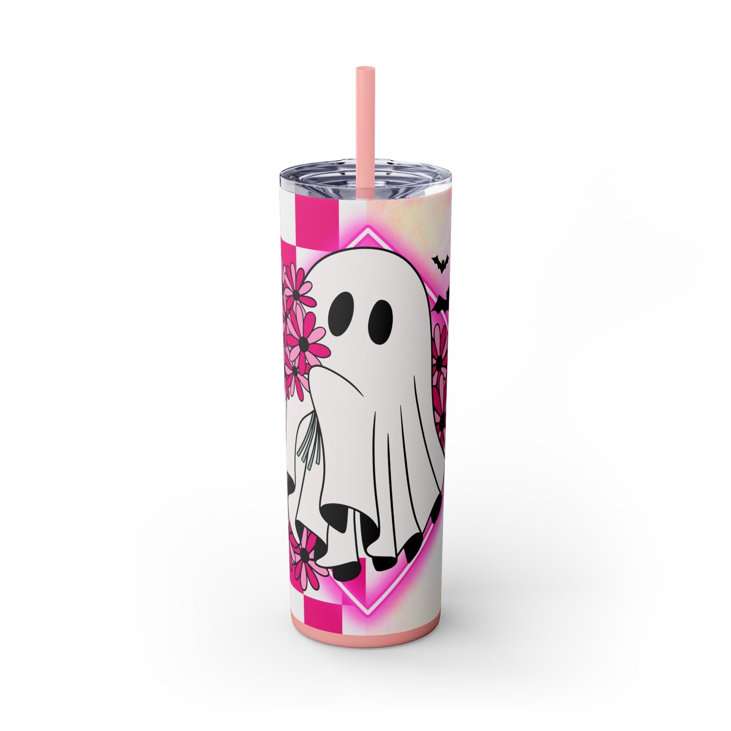 Halloween | Tumbler Skinny Ghost Tumbler with Straw, 20oz