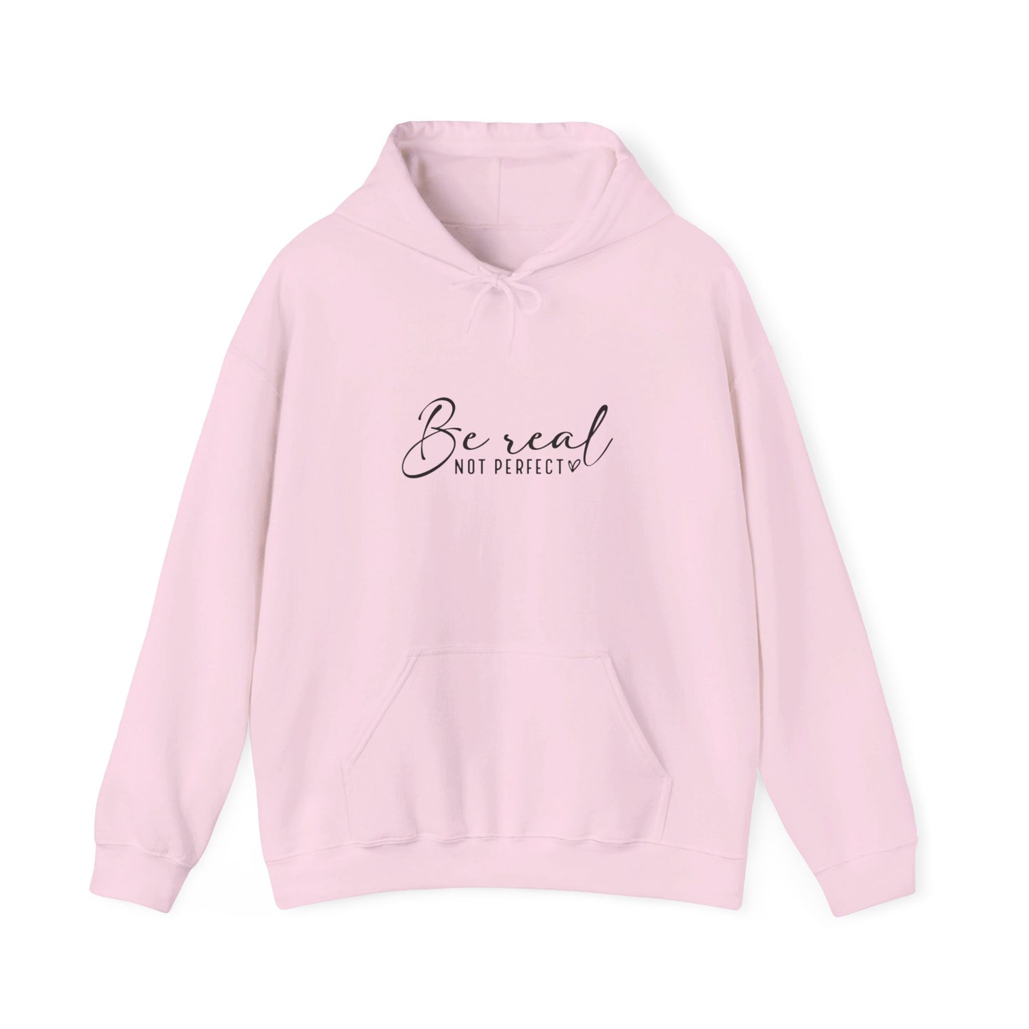 Hooded Sweatshirt "Be Real Not Perfect" Unisex Heavy Blend™ Hooded Sweatshirt