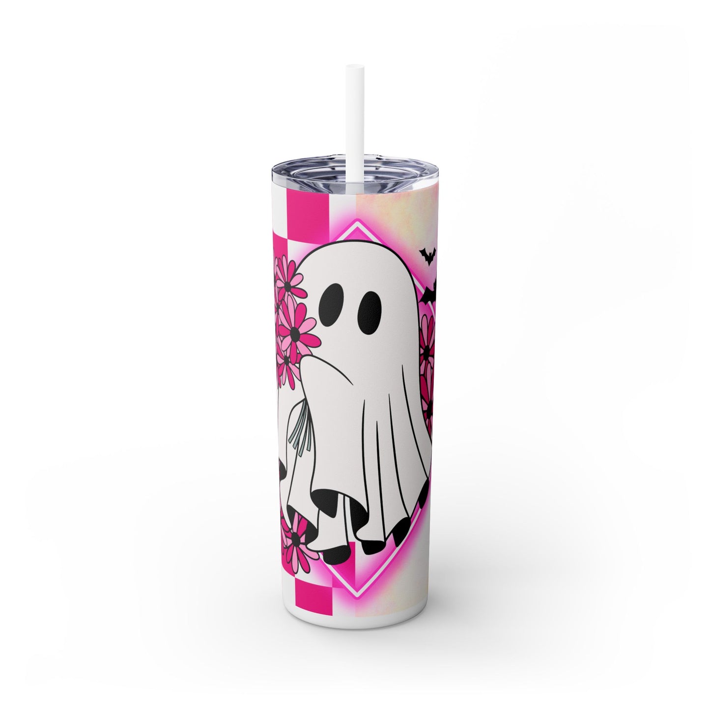 Halloween | Tumbler Skinny Ghost Tumbler with Straw, 20oz