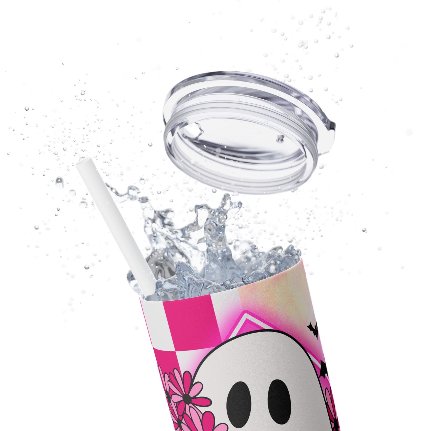 Halloween | Tumbler Skinny Ghost Tumbler with Straw, 20oz