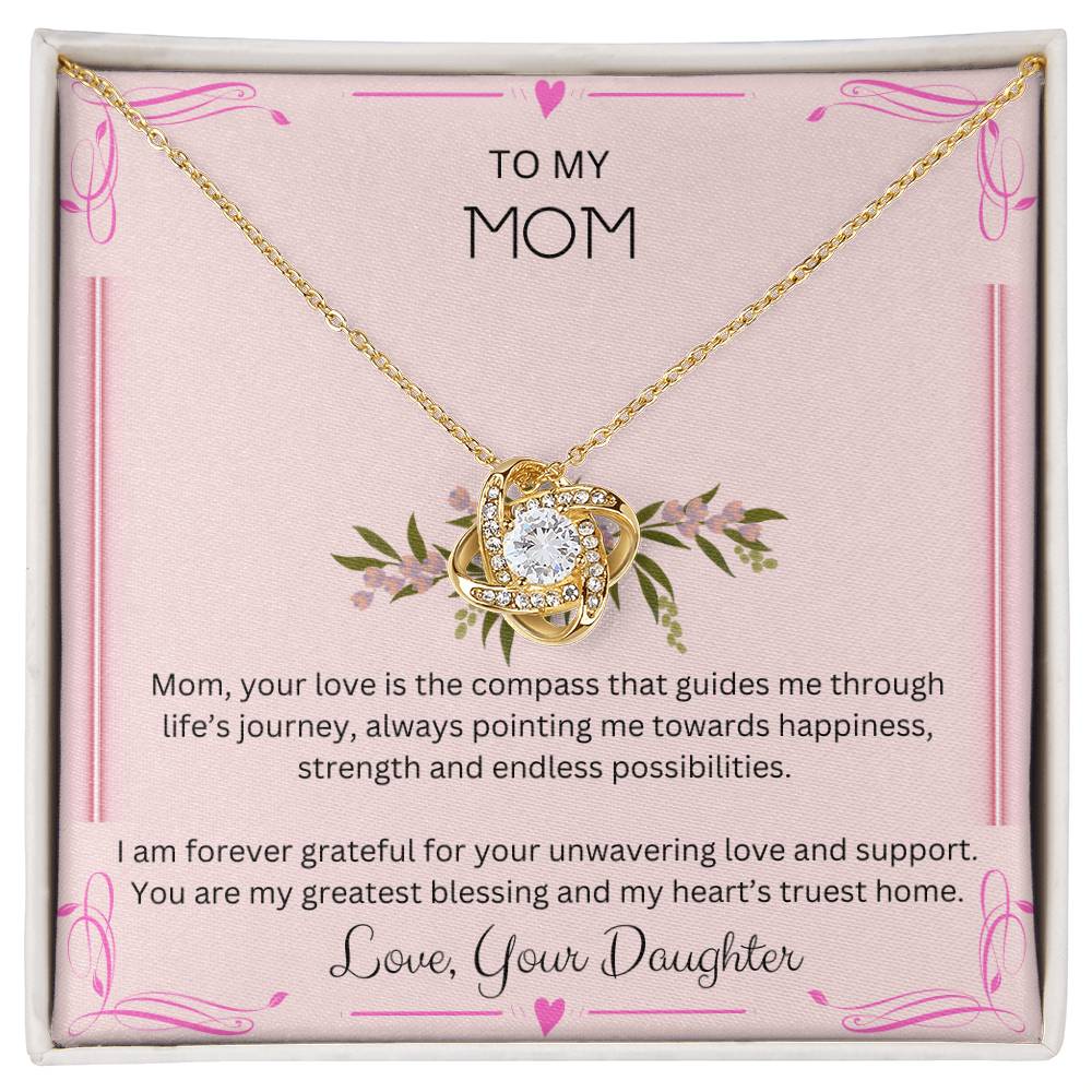 To My Mom Necklace From Daughter | You Are My Greatest Blessing - Forever Love Necklace