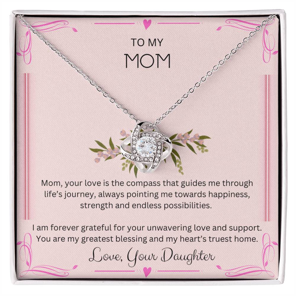 To My Mom Necklace From Daughter | You Are My Greatest Blessing - Forever Love Necklace