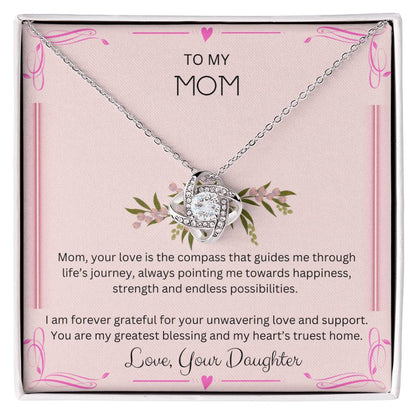 To My Mom Necklace From Daughter | You Are My Greatest Blessing - Forever Love Necklace