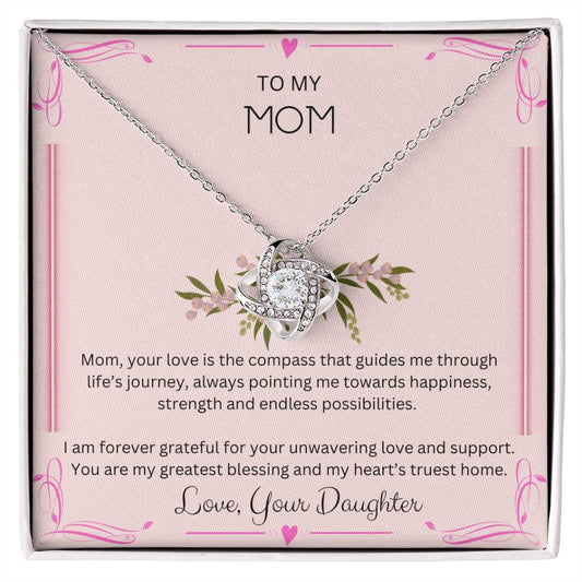 To My Mom Necklace From Daughter | You Are My Greatest Blessing - Forever Love Necklace