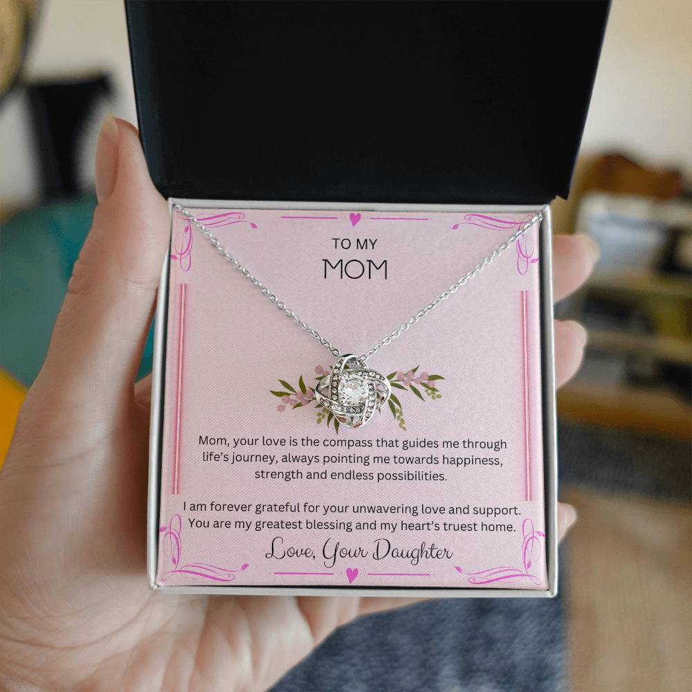 To My Mom Necklace From Daughter | You Are My Greatest Blessing - Forever Love Necklace