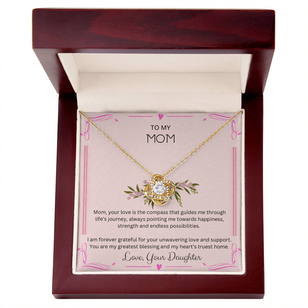 To My Mom Necklace From Daughter | You Are My Greatest Blessing - Forever Love Necklace