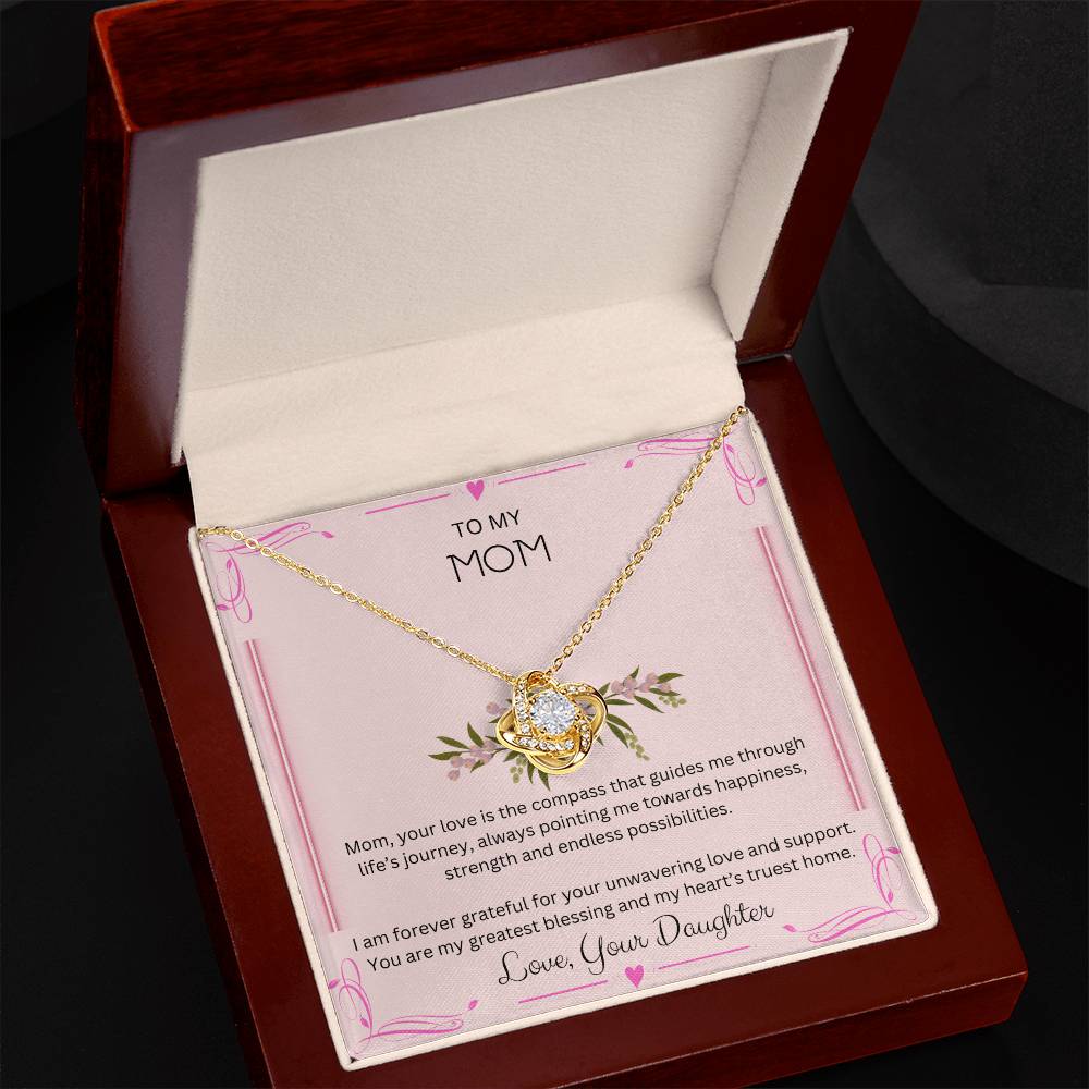 To My Mom Necklace From Daughter | You Are My Greatest Blessing - Forever Love Necklace